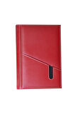Deri Defter Günlük Journal Ajanda Tarihsiz Çizgili Telefon Kılıflı 160 Yaprak Vegan 17x24 cm