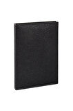 Deri Defter Günlük Journal Ajanda Tarihsiz Kareli 160 Yaprak Hilton Vegan 20x28 cm