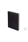 Deri Defter Günlük Journal Ajanda Tarihsiz Düz 160 Yaprak Hilton Vegan 20x28 cm