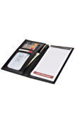 Deri Kalemlik Notluk Cüzdan Note Pad and Wallet Vegan 10x15,5 cm