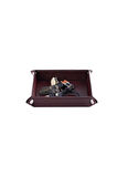 Masaüstü Organizer Düzenleyici Deri Dekoratif Sepet Kare Desktop Organizer Rainbow Vegan 16,5x16,5 cm