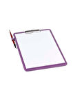 Kapaksız Sekreterlik A4 100 Yaprak Kapasiteli Rainbow Clip Board Vegan 23x33 cm
