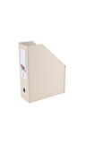 Magazinlik Deri Masa Üstü A4 Organizer File Holder Rainbow Vegan 9x23x30 cm