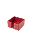 Masaüstü Deri Küp Notluk Desktop Organizer Rainbow Vegan 5x10x10 cm