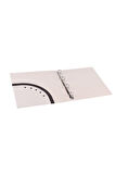 Evrak Sunum Firma Klasörü A4 Pvc 3 cm 4 Halkalı Double Color Ring Binder File 200 Yaprak Kapasiteli 27x32 cm