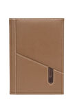 Deri Defter Günlük Journal Ajanda Tarihsiz Düz Telefon Kılıflı 160 Yaprak Vegan 17x24 cm