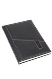 Deri Defter Günlük Journal Ajanda Tarihsiz Çizgili Telefon Kılıflı 160 Yaprak Vegan 17x24 cm