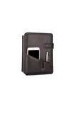 Organizer Ajanda Telefon Kılıflı Tarihsiz Kareli 160 Yaprak 17x24 Defterli Rainbow Vegan 20x26 cm