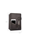 Organizer Ajanda Telefon Kılıflı Tarihsiz Kareli 160 Yaprak 17x24 Defterli Rainbow Vegan 20x26 cm