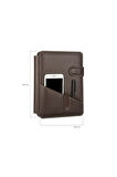 Organizer Ajanda Telefon Kılıflı Tarihsiz Kareli 160 Yaprak 17x24 Defterli Rainbow Vegan 20x26 cm