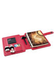Organizer Ajanda Telefon Kılıflı 15x21 4 Delikli Tarihsiz Çizgili Blok 4 Halkalı Rainbow Vegan 20x26 cm