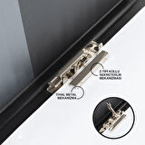 Evrak Sunum Firma Klasörü Sekreterlik Çift Mekanizmalı A4 Ring Binder File 250 Yaprak Kapasiteli 23x31 cm. KIRMIZI