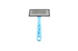 Zampa Slikon Top Başlıklı Kedi ve Köpek Fırçası Medium 14x9cm, Mavi
