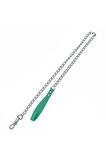 Zampa Yumuşak Dokulu Yeşil Köpek Gezdirme Zinciri 2.0 mm x 120 cm