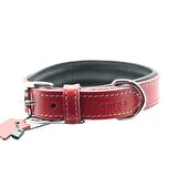 Yumuşak Dokulu Gerçek Deri Tribeca Köpek Boyun Tasması 3x54cm