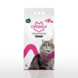 Catwalk Bentonit Bebek Pudralı Kedi Kumu 5 Lt x 4 Adet