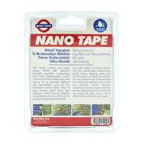 Nano Süper Güçlü Elastik Bant - Şeffaf - Yıkanabilir - Yeniden Kullanılabilir-19mmx1mt