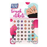 Yapışkanlı Tırnak Etiketi Sticker Tırnak Süsleme Nail Art Tattoo Dövmesi Mandala