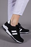 Tonny Black Siyah Beyaz Unisex Spor Ayakkabı Tb282  Siyah Beyaz-44