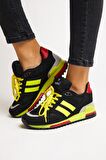 Tonny Black Siyah Sarı Unisex Spor Ayakkabı Tb282  Siyah Sarı-41