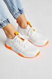 Tonny Black Beyaz Oranj Unisex Spor Ayakkabı Tbqnt Beyaz Oranj-43