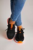 Tonny Black Siyah Turuncu Unisex Spor Ayakkabı Tbqnt Siyah Turuncu-36