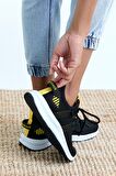 Tonny Black Siyah Sarı Unisex Spor Ayakkabı Tbıdl Siyah Sarı-38