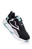 Tonny Black Siyah Yeşil Unisex Spor Ayakkabı V2901 Siyah Yeşil-38