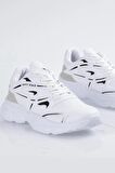 Tonny Black Unisex Beyaz Faylon Taban Spor Ayakkabı Tbb013