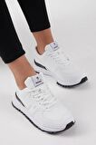 Tonny Black Unisex Beyaz Kaymaz Eva Taban Bağcıklı Sneaker