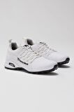 Tonny Black Erkek Beyaz Rahat Kalıp Termo Taban Bağcıklı Sneaker