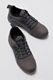 Tonny Black Erkek Füme Rahat Kalıp Termo Taban Bağcıklı Sneaker