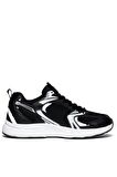 Tonny Black Unisex Siyah Faylon Taban Bağcıklı Spor Ayakkabı
