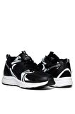 Tonny Black Unisex Siyah Faylon Taban Bağcıklı Spor Ayakkabı