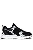 Tonny Black Unisex Siyah Faylon Taban Bağcıklı Spor Ayakkabı