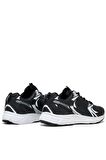 Tonny Black Unisex Siyah Cilt Faylon Taban Bağcıklı Spor Ayakkabı
