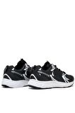 Tonny Black Unisex Siyah Cilt Faylon Taban Bağcıklı Spor Ayakkabı