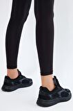 Tonny Black Unisex Siyah Füme Faylon Taban Rahat Kalıp Unisex Ayakkabı