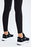Tonny Black Unisex Siyah Beyaz Faylon Taban Rahat Kalıp Unisex Ayakkabı