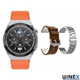 Global 2023 Watch GT3 Max Android İos HarmonyOs Uyumlu Akıllı Saat Turuncu WNE0935