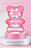 Doğal Süngerli Bubble Gum Kokulu Kids Sabun Pembe 135Gr.