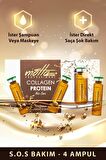 Motto Plus Multivitamin Collagen - Protein Acil Kurtarma Saç Bakım Kürü 4x10ml 4 Ampul
