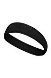 Maksimen Sporcu Saç Bandı Kafa Bandı Headband Havlu Saç Bandı Siyah