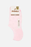 Mısırlı Kadın Bambu Tekli Pembe Yazlık No Show Çorap