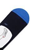 Mısırlı Erkek Organik Pamuklu Lacivert Babet Çorap - M-60301-L