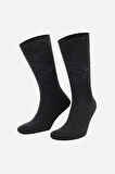 Mısırlı Erkek Modal Tekli Antrasit Soket Çorap