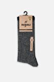 Mısırlı Erkek Lambswool Tekli Füme Soket Çorap M 65001 F