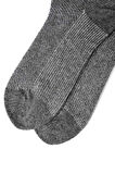 Mısırlı Erkek Kuzu Yünü (Lambswool) Tekli Füme Soket Çorap M 65002 F