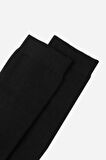 Mısırlı Unisex Merino Yünü Kışlık Tekli Siyah Compression Çorap - M COMP S
