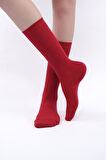 Mısırlı Kadın Modal Kaşmir Tekli Kırmızı Soket Çorap M 79000 K